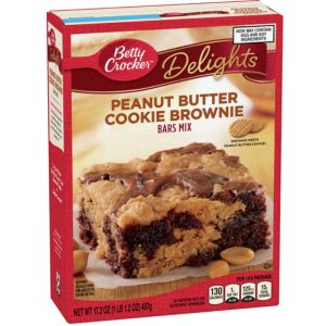 BETTY CROCKER PRÉPARATION BROWNIE BEURRE CACAHUÈTE