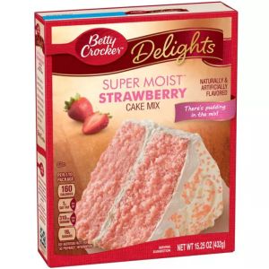 BETTY CROCKER PRÉPARATION GÂTEAU FRAISE