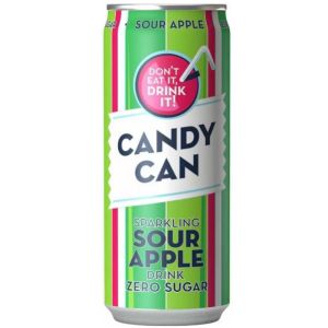 Candy Can - Boisson Gazeuse goût Pomme Acidulée - Zero Sugar