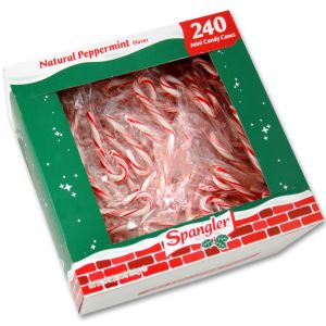 CANDY CANES MENTHE ROUGE BLANC MINI (24)