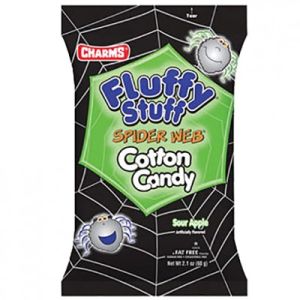 charms fluffy stuff cotton candy spider web 60g 2.1oz