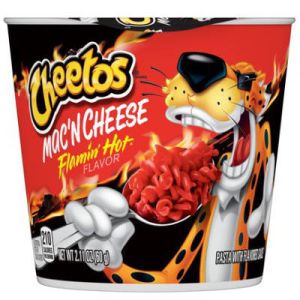 cheetos mac 'n cheese cup flamin' hot 60g 2.11oz