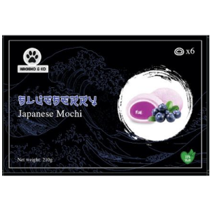 Hachiko & Co - Mochis Japonais à la Myrtille - 6 pièces