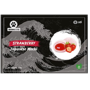 Hachiko & Co - Mochis Japonais à la Fraise - 6 pièces