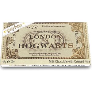 HARRY POTTER POUDLARD EXPRESS TICKET EN CHOCOLAT