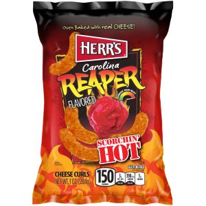 HERR'S CHIPS AU PIMENT CAROLINA REAPER FROMAGE