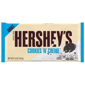 HERSHEY'S TABLETTE DE CHOCOLAT COOKIES 'N' CREME GÉANTE