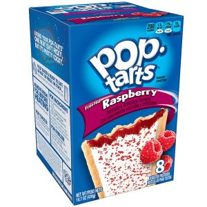 KELLOGG'S POP TARTS FRAMBOISE AVEC GLACAGE