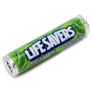 LIFE SAVERS BONBONS MENTHOLÉS WINTERGREEN