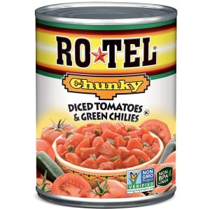 ROTEL CHUNKY TOMATES CONCASSÉES AU PIMENT VERT